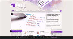 Desktop Screenshot of iwebix.de